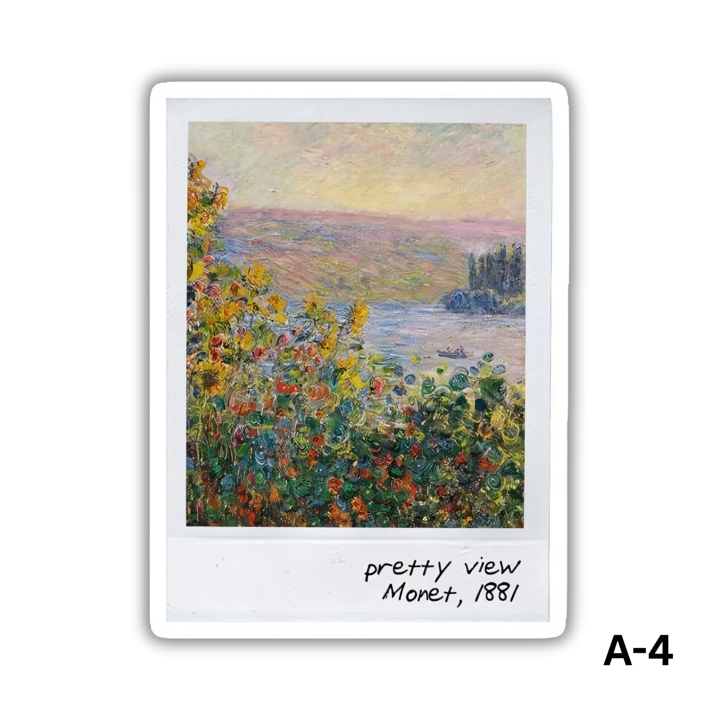 Pretty view, Monet 1881(A-4)