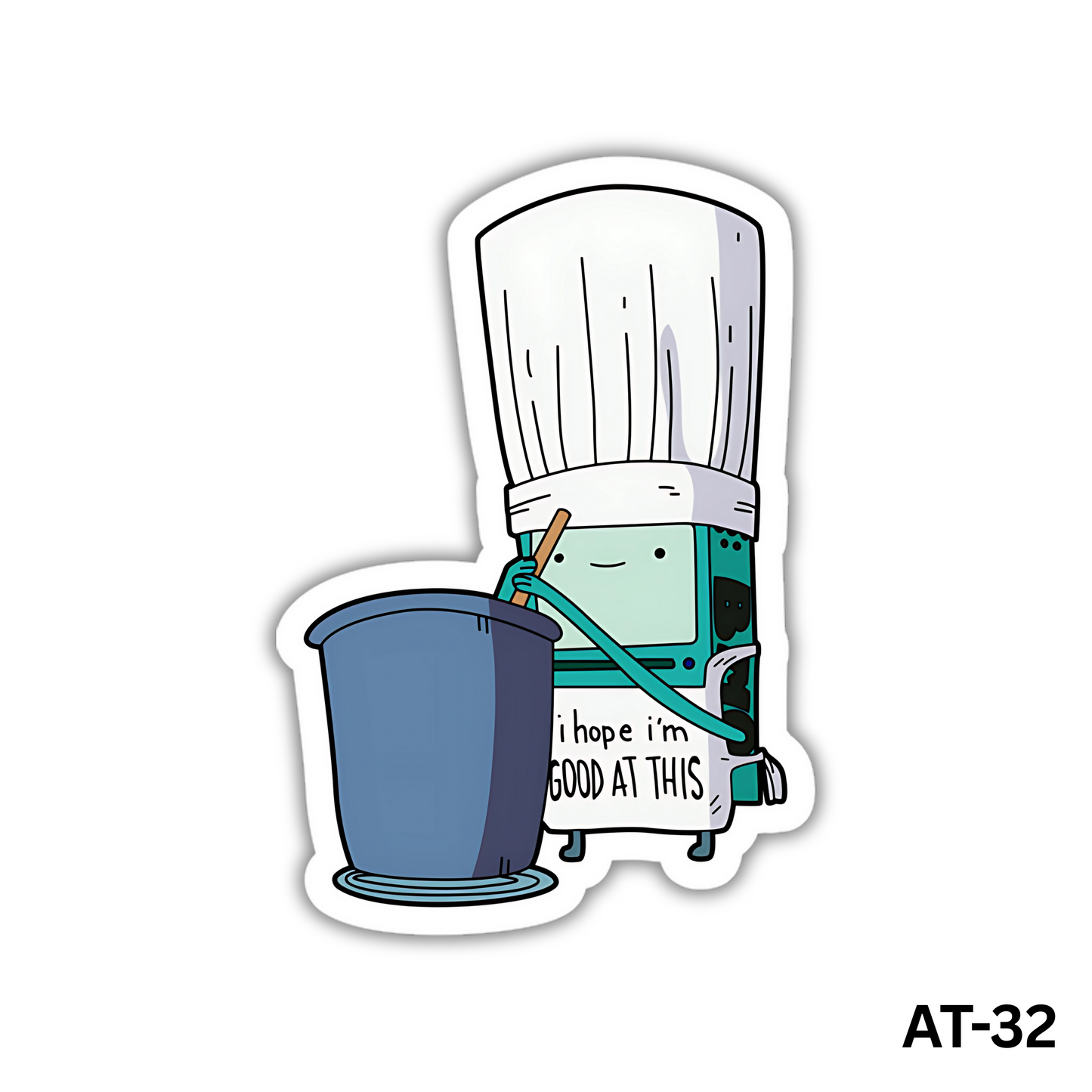 BMO Cooking Sticker (AT-32)
