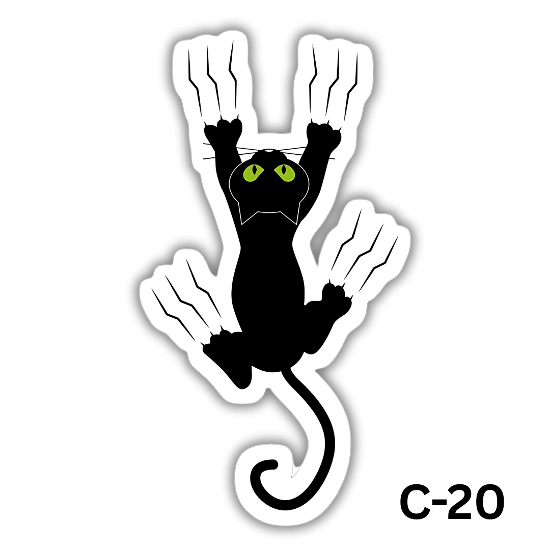 Cat scratching a surface(C-20)