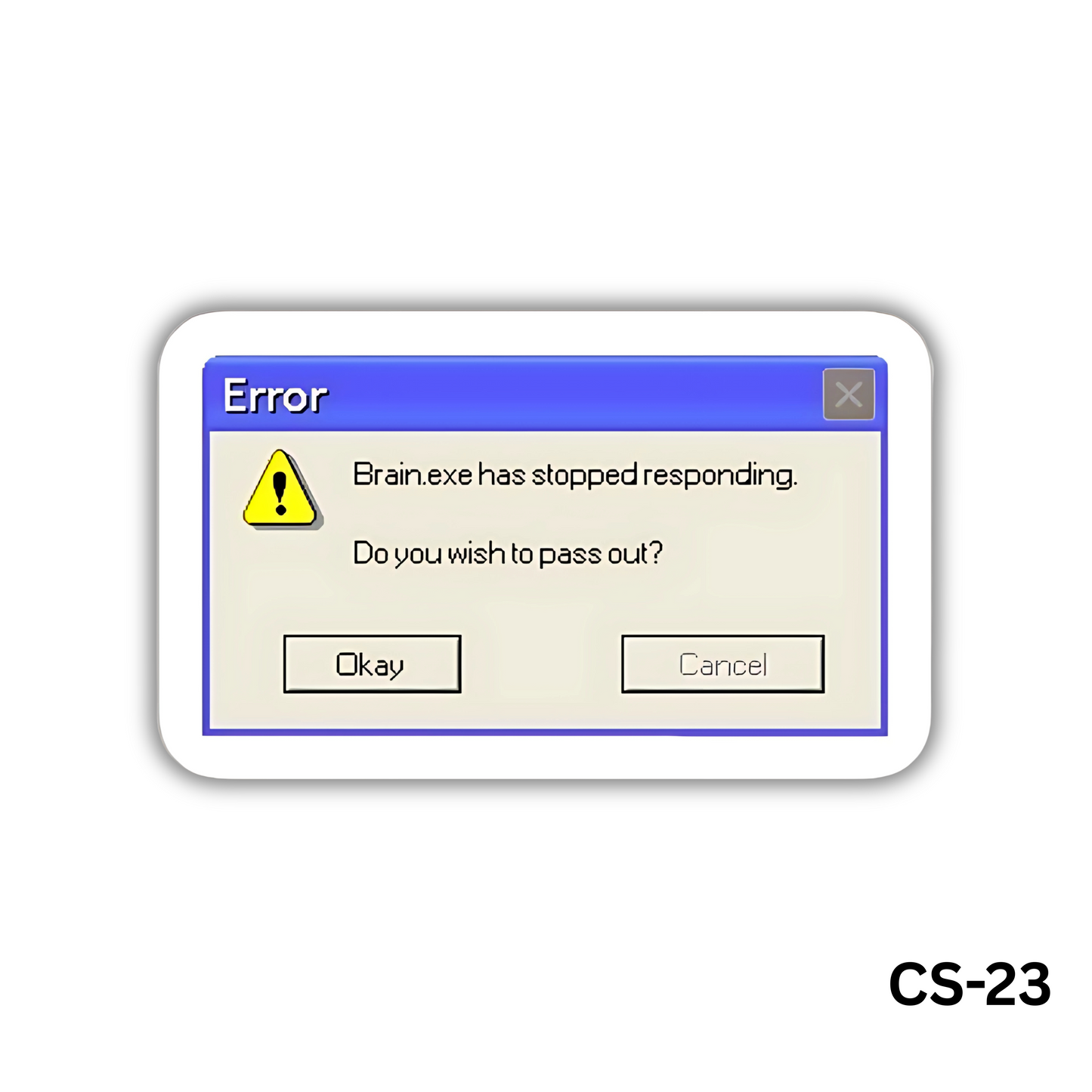 Error Sticker (CS-23)