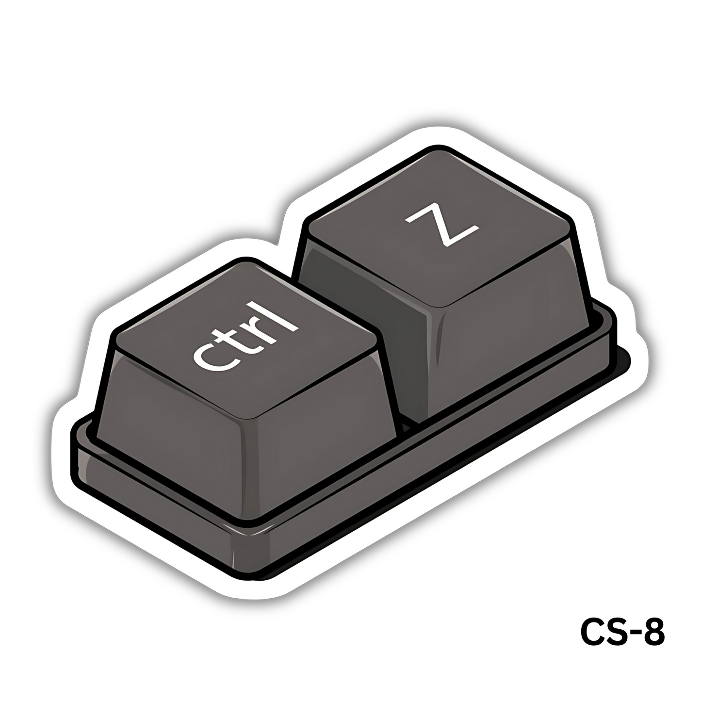 Ctrl Z Sticker (CS-8)