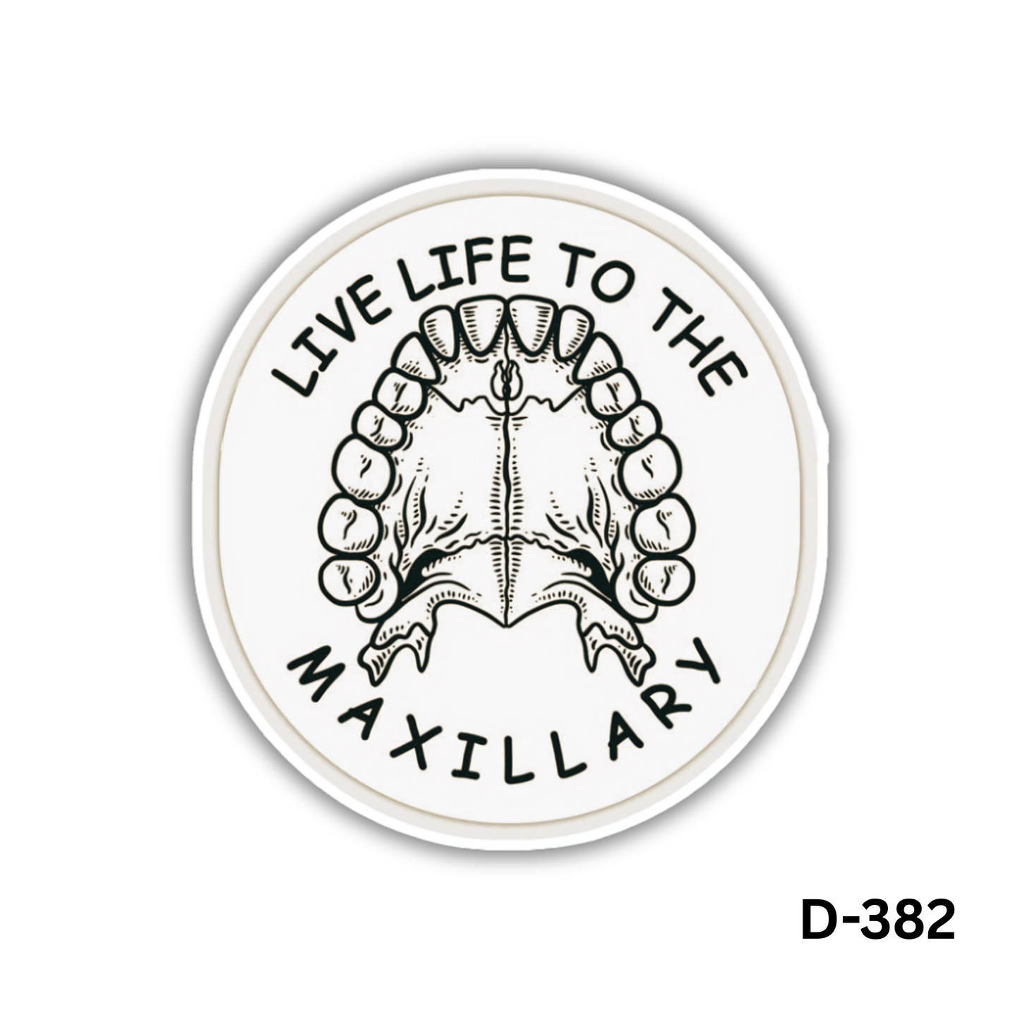 LIVE LEFT TO THE MAXILLARY sticker(D-382)