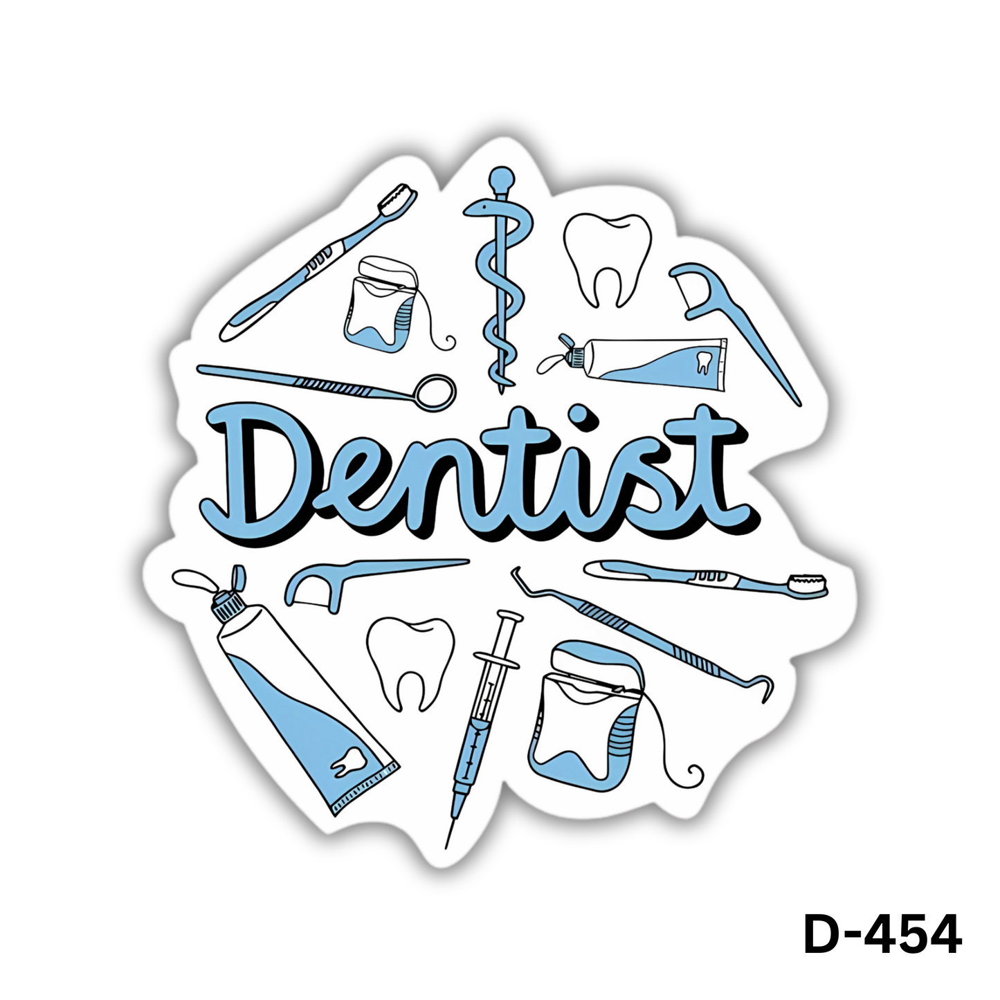 Dentist sticker(D-454)