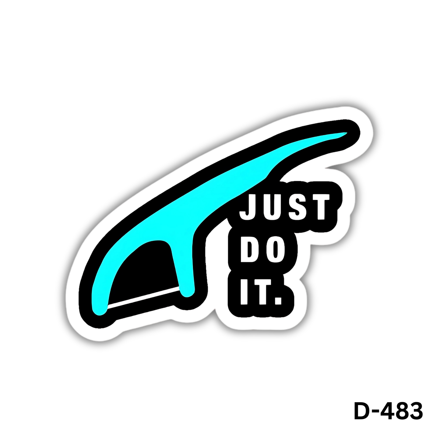JUST DO IT Floss sticker(D-483)