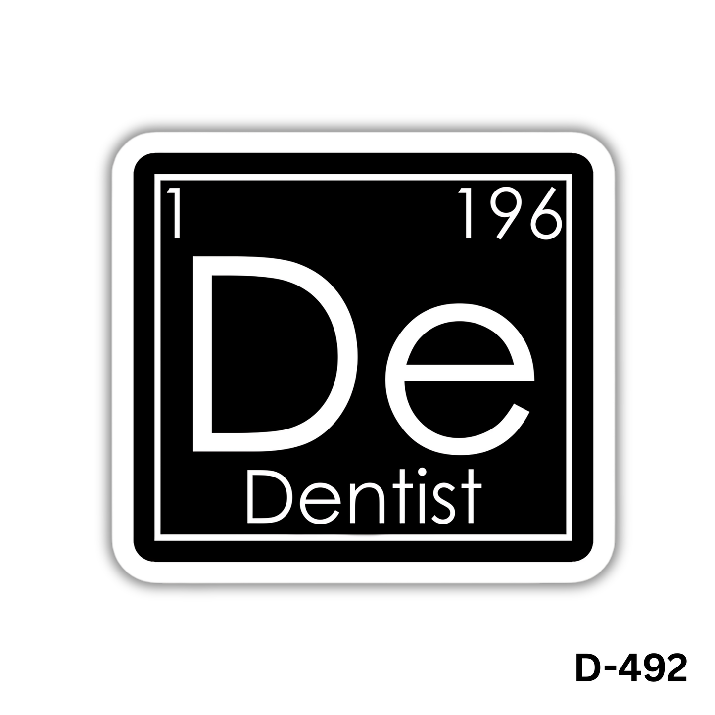 DENTIST Element sticker(D-492)
