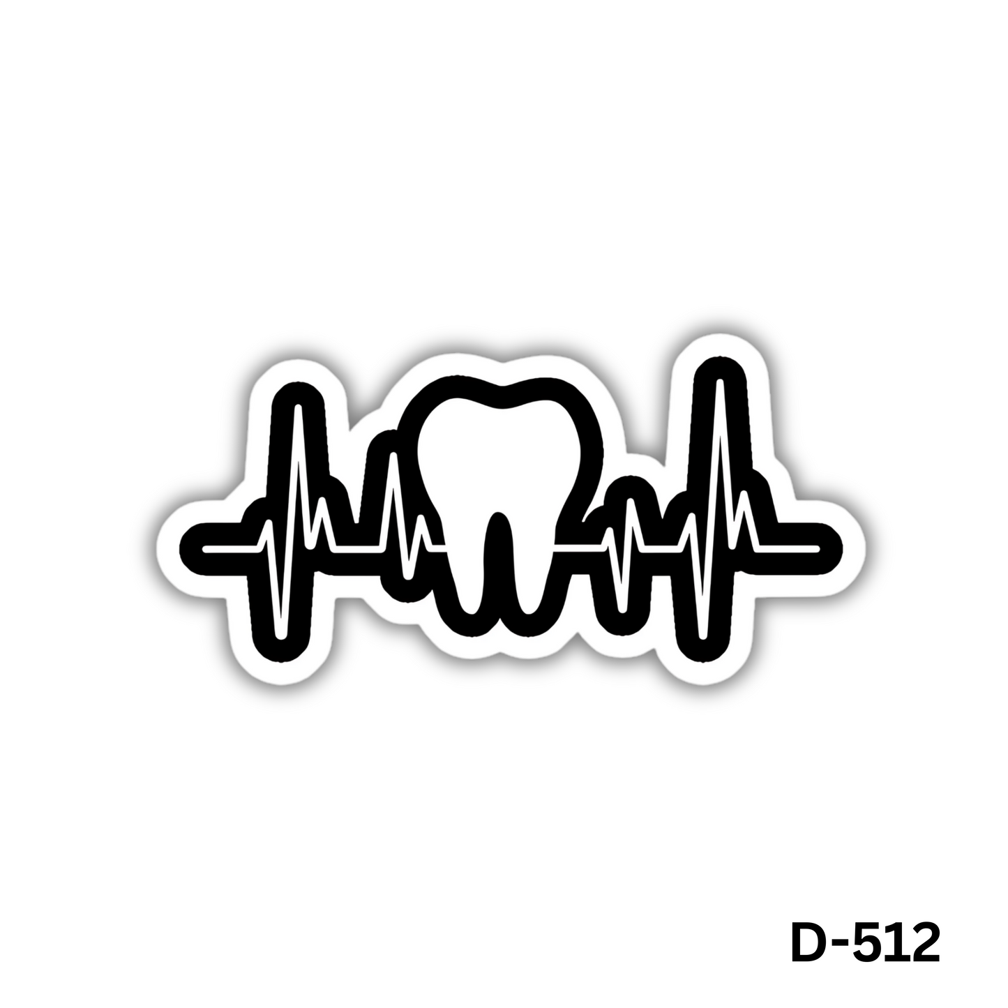 Dentistry Heartbeat sticker(D-512)