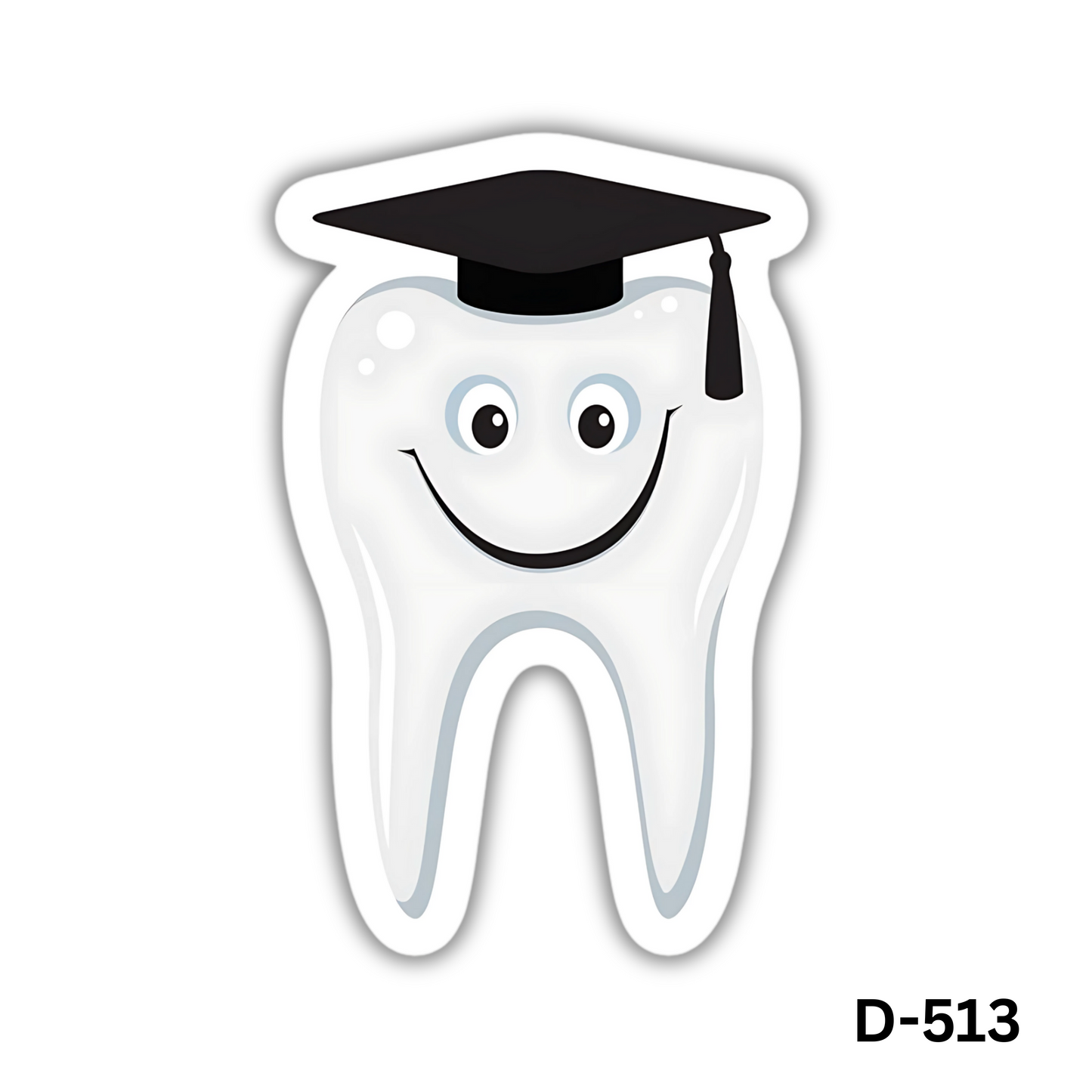 Tooth with graduation cap(D-513)