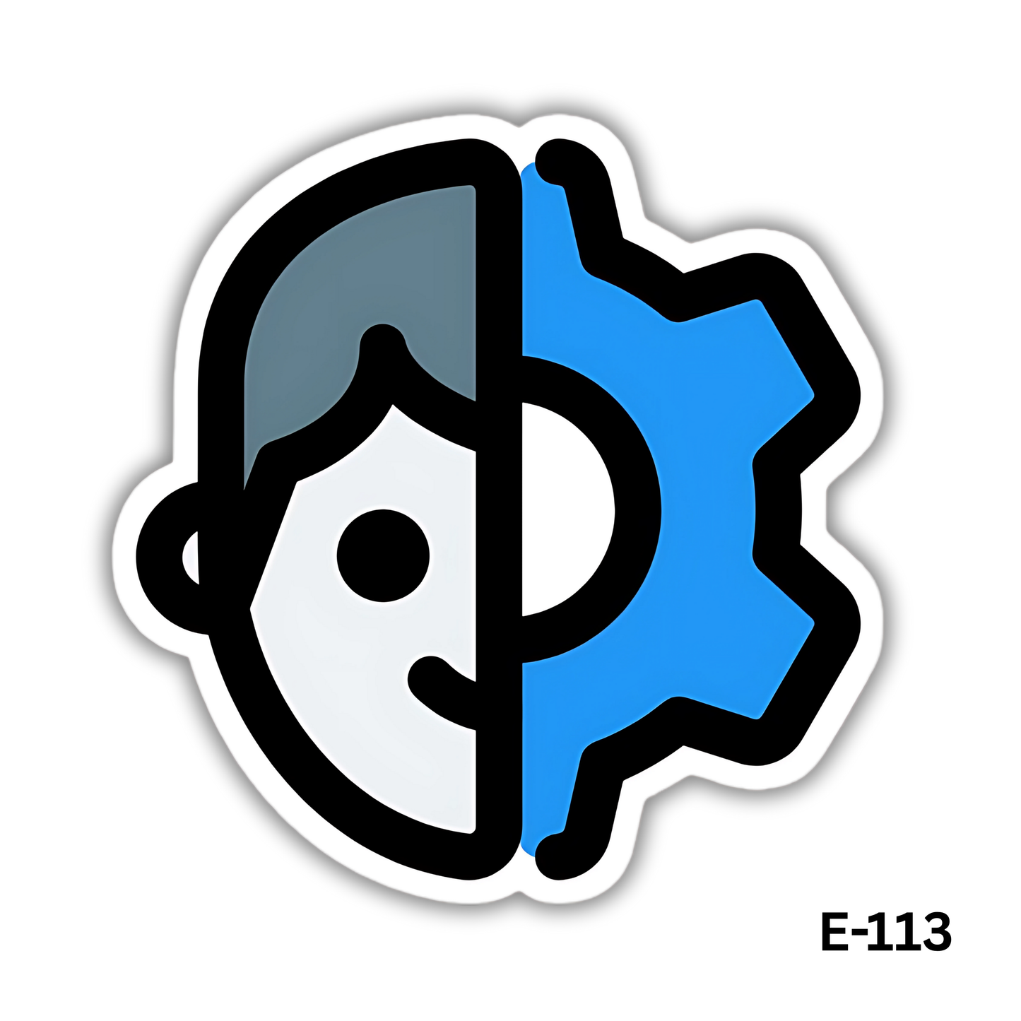 Two halves Engineering Sticker (E-113)