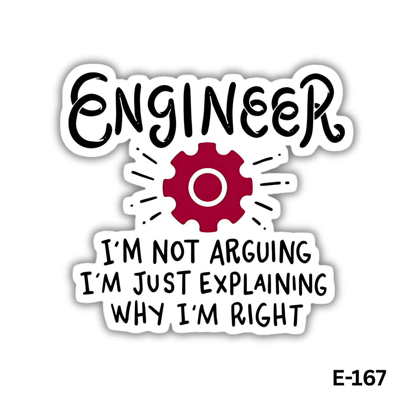 Engineer Sticker (E-167)