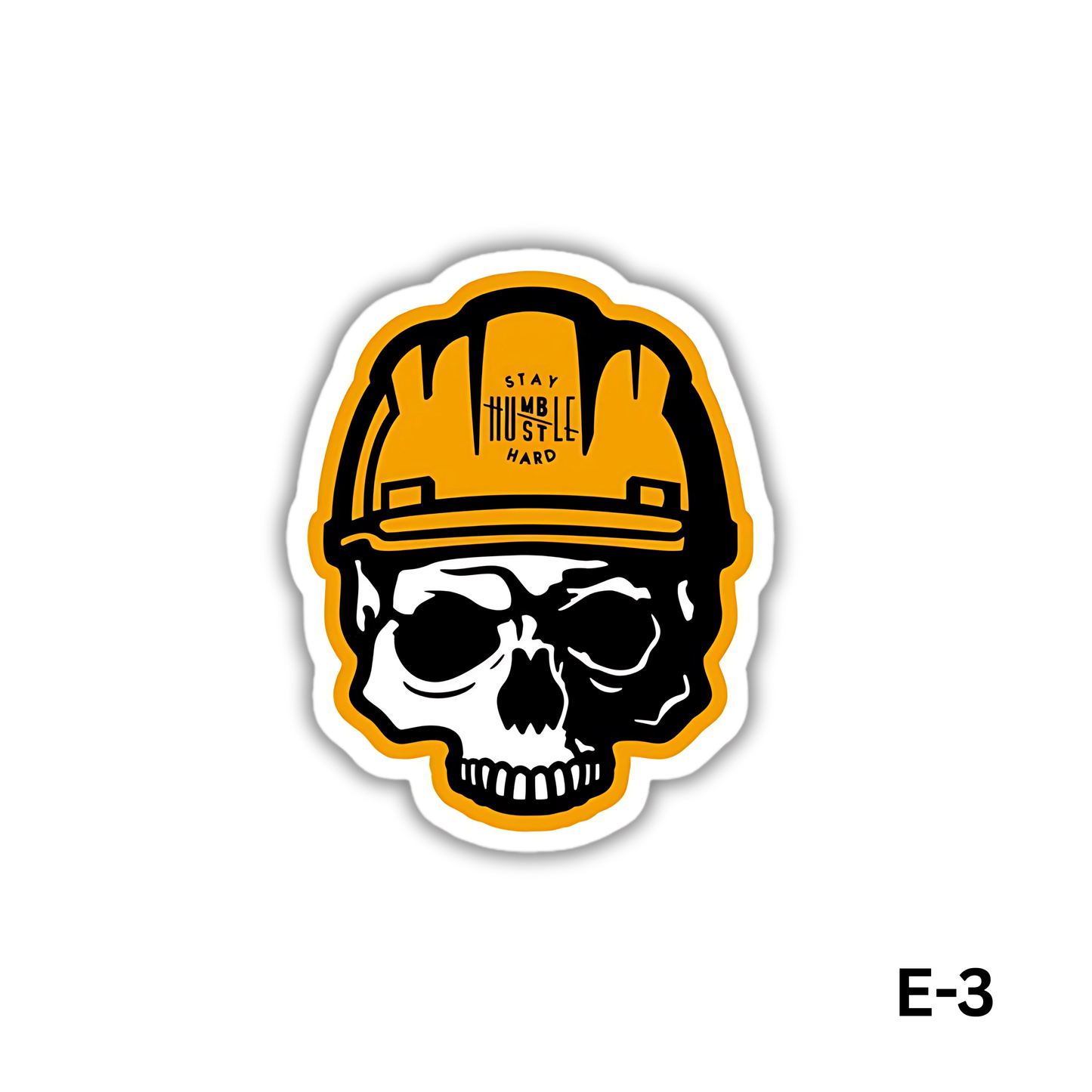 Skull Wearing a yellow hardhat (E-3)