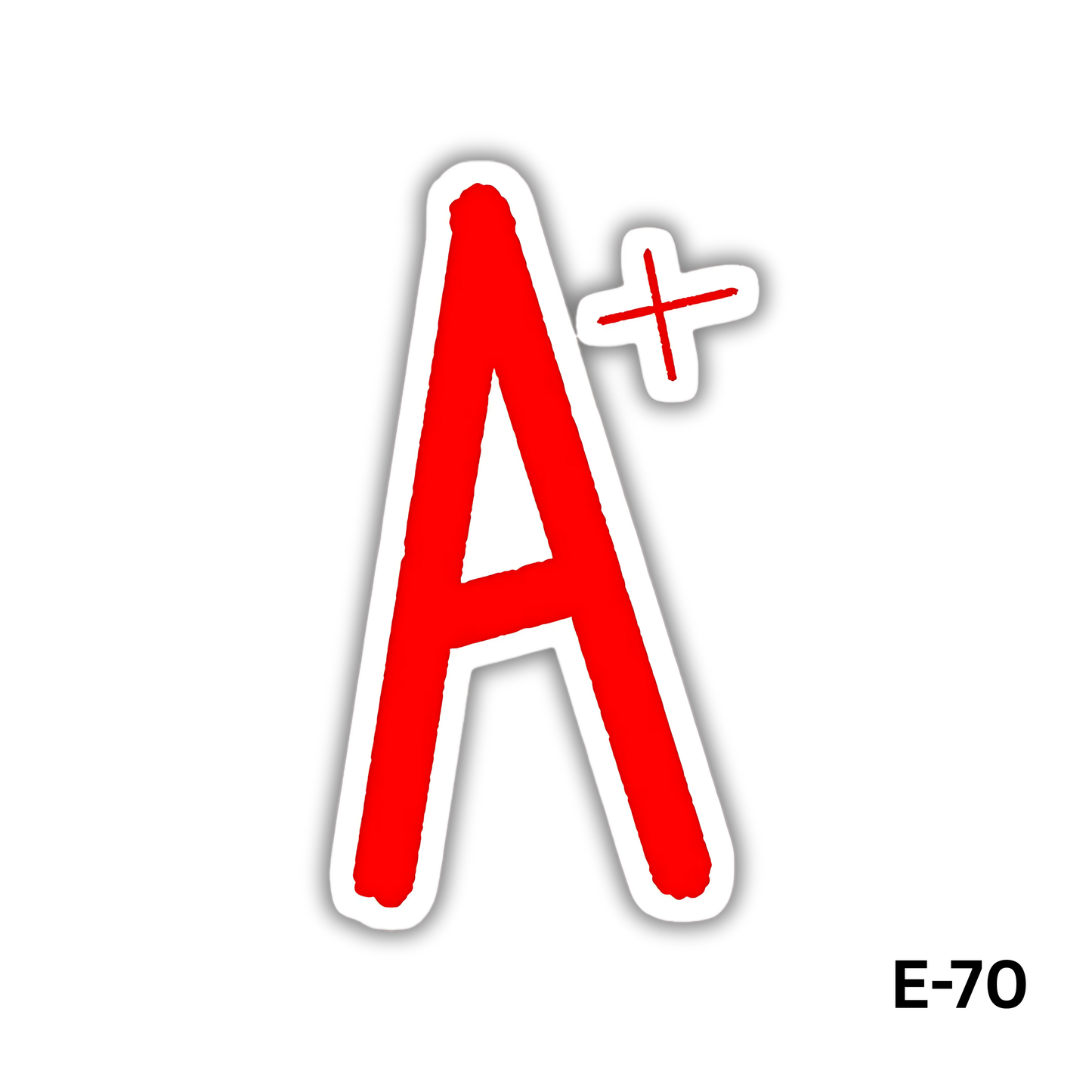 A+ Red sticker(E-70)