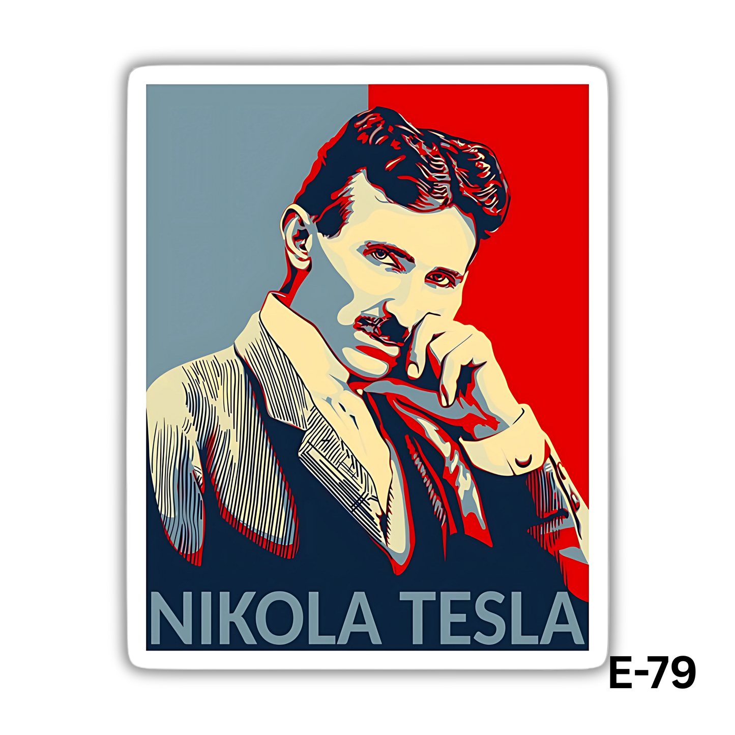 Nikola Tesla sticker(E-79)