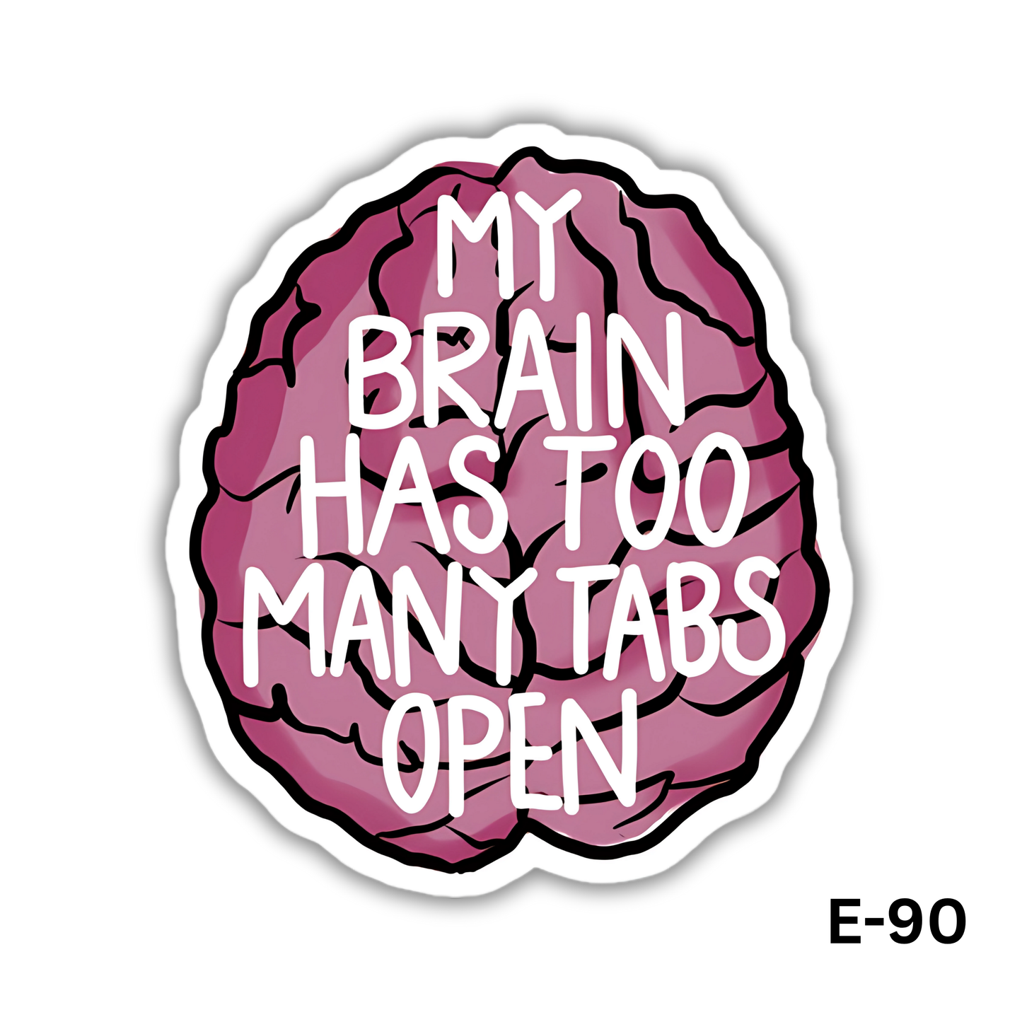 Brain Tabs sticker(E-90)