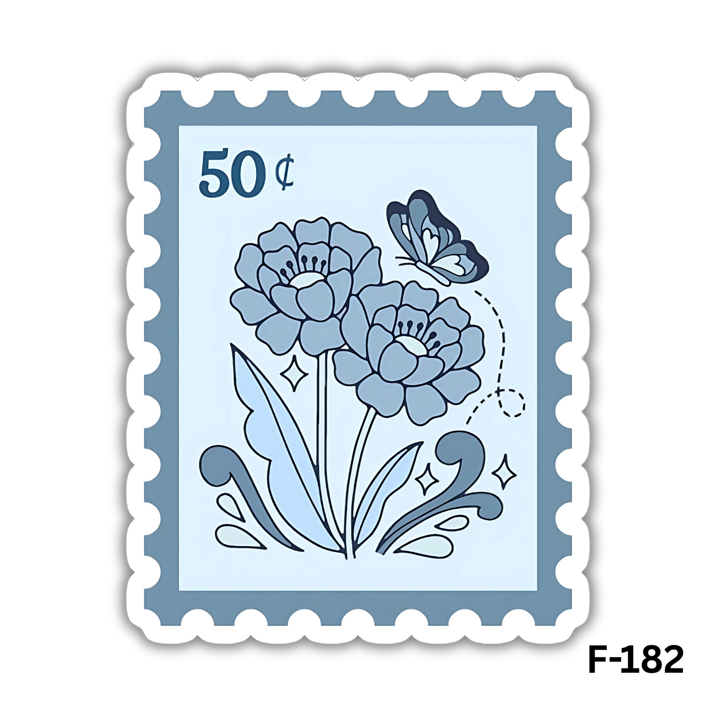 Blue Flowers Serenity Blooms(F-182)