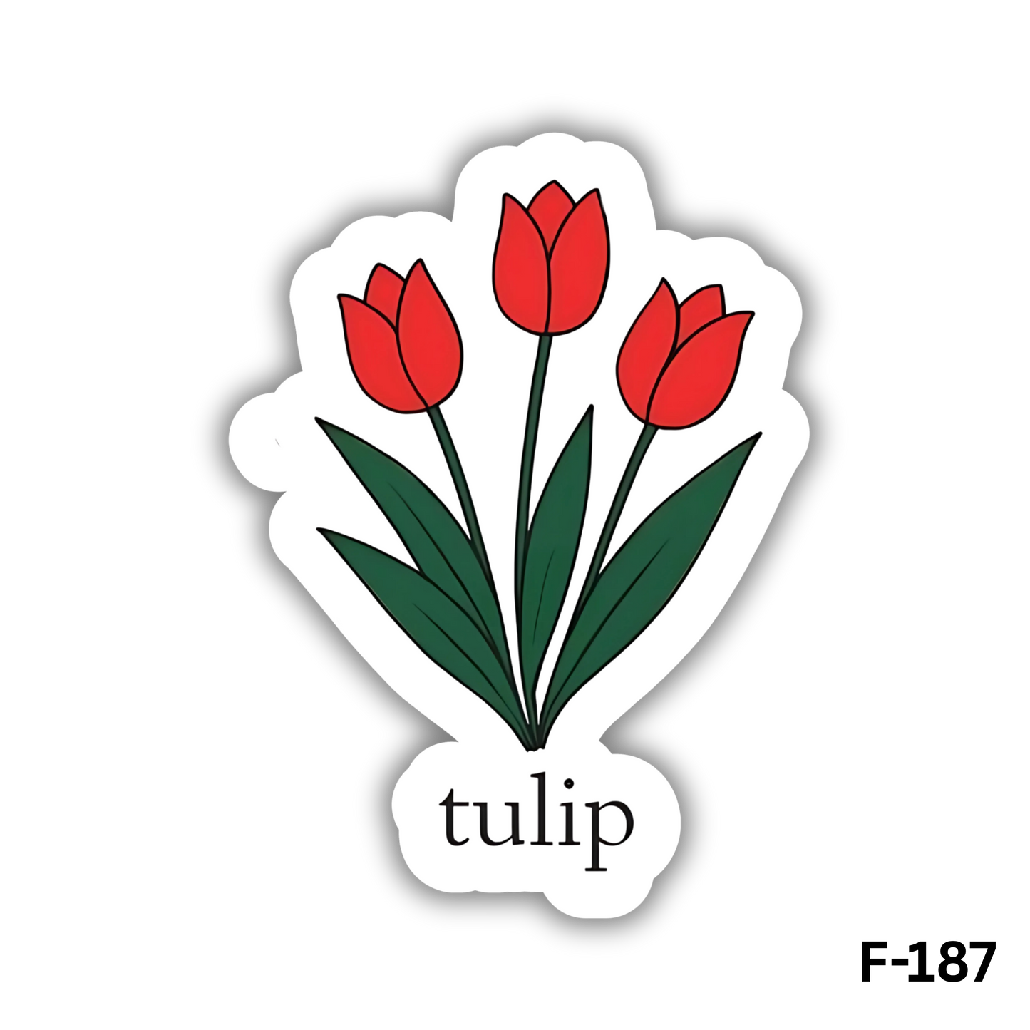 Red Tulip Flowers(F-187)