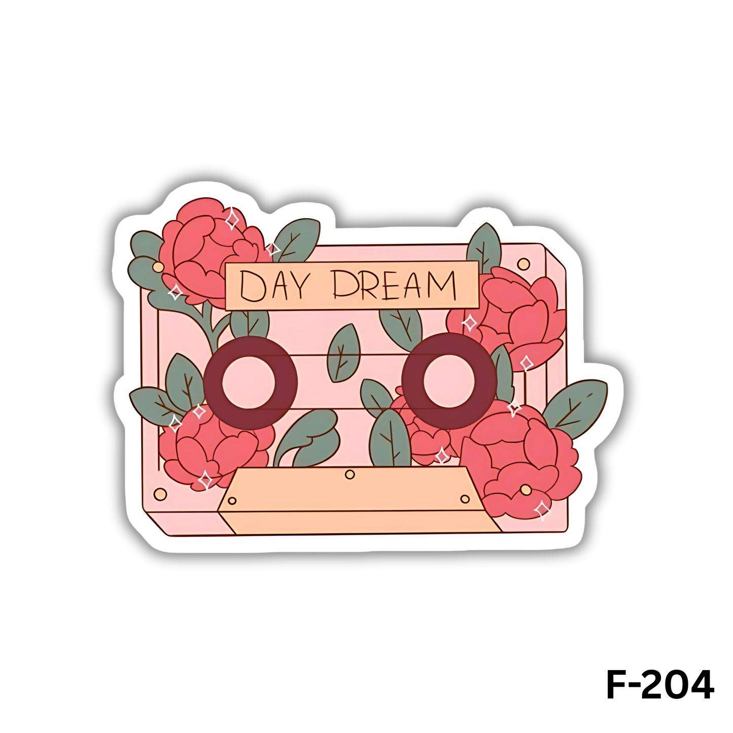 Floral Cassette tape(F-204)