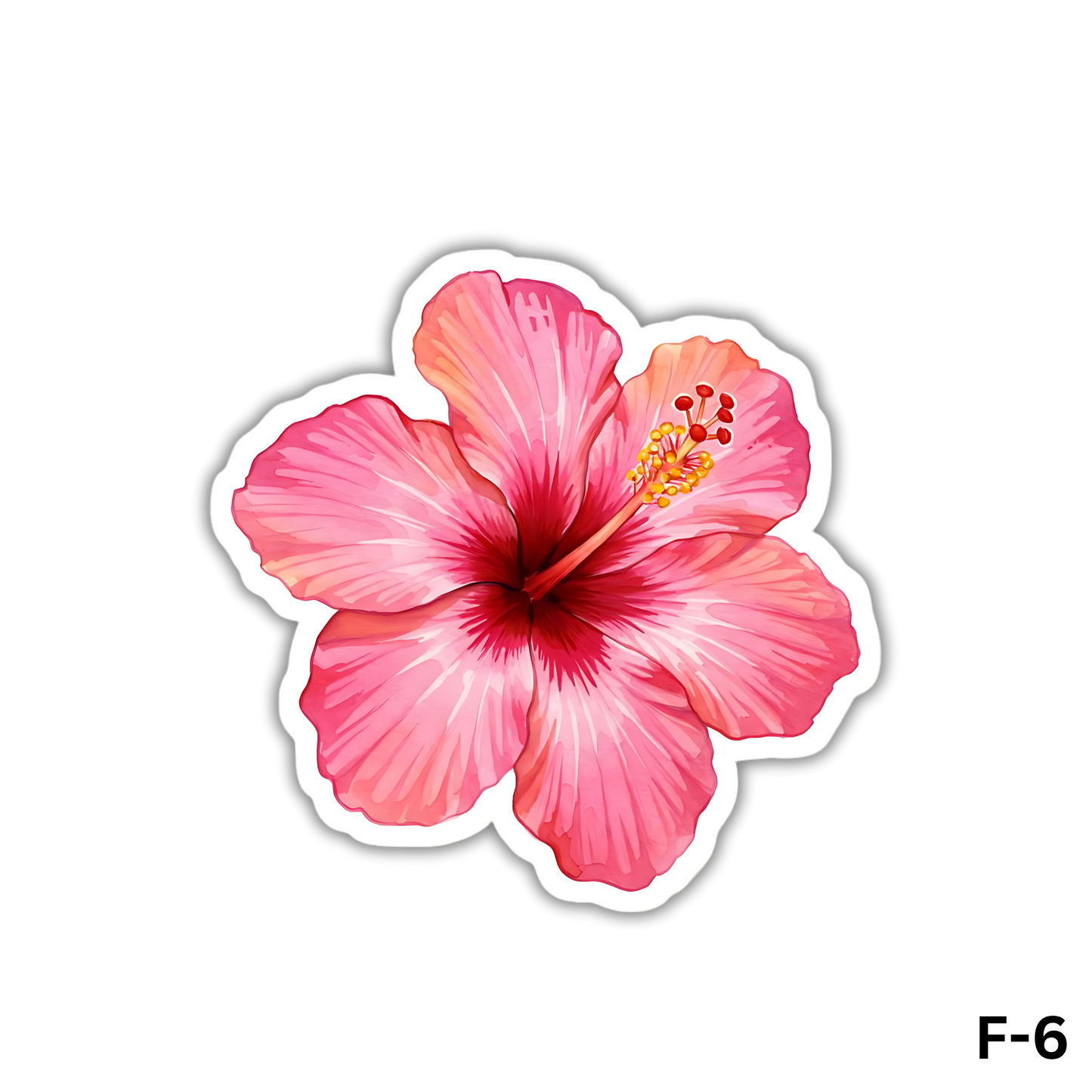 Pink Hibiscus Flower(F-6)