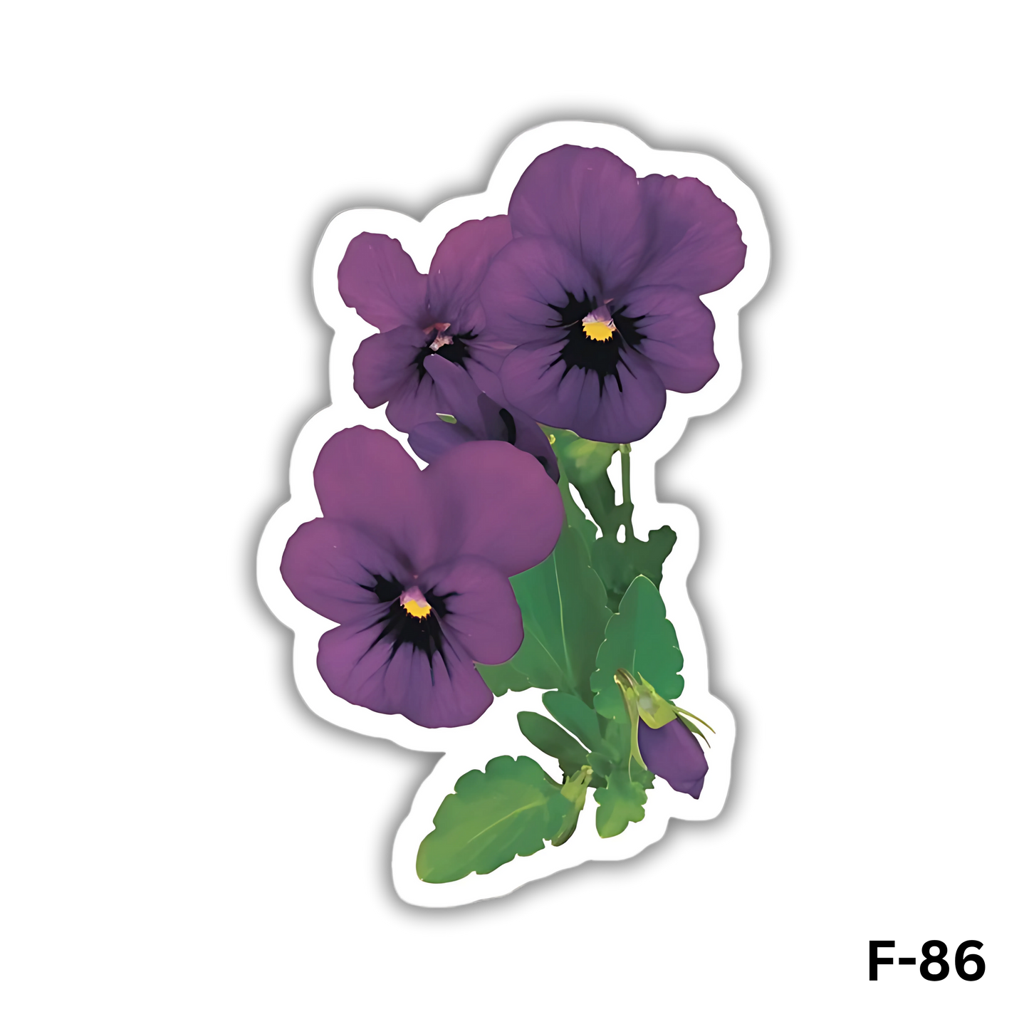 Pansy Sticker(F-86)