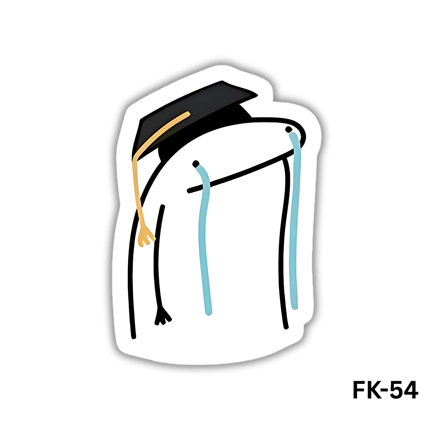 Flork crying with degree hat (FK-54)