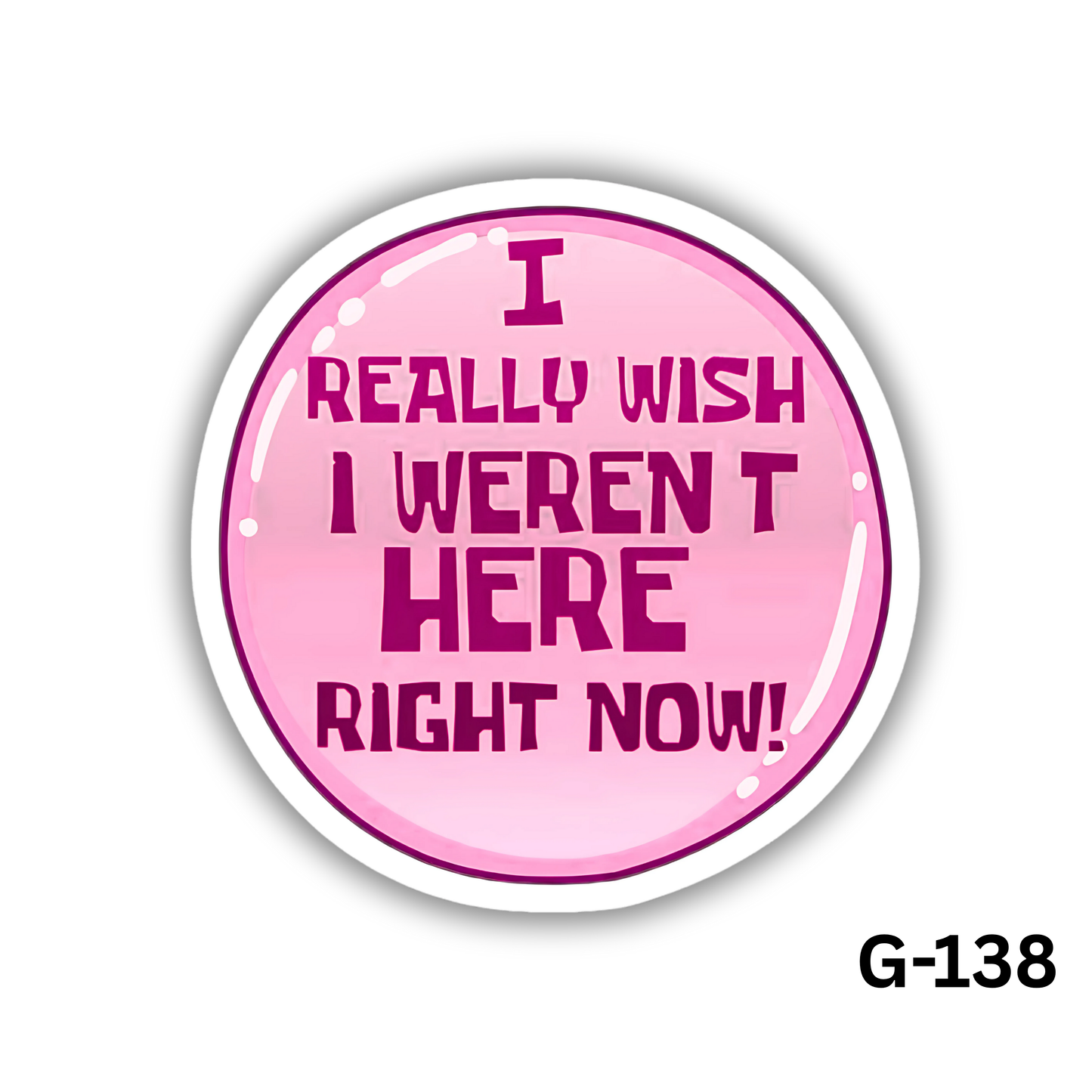 Hating Work Sticker(G-138)