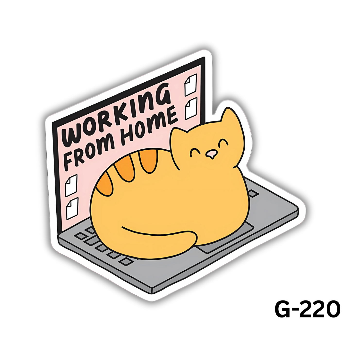Working From Home Cat (G-220)