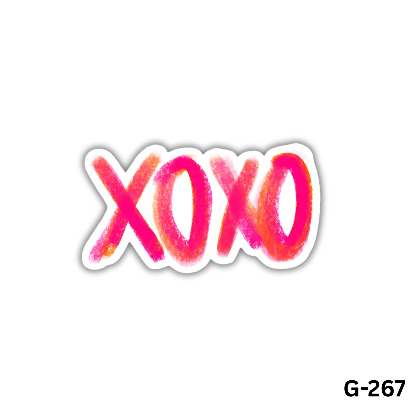 XOXO Pink Sticker (G-267)