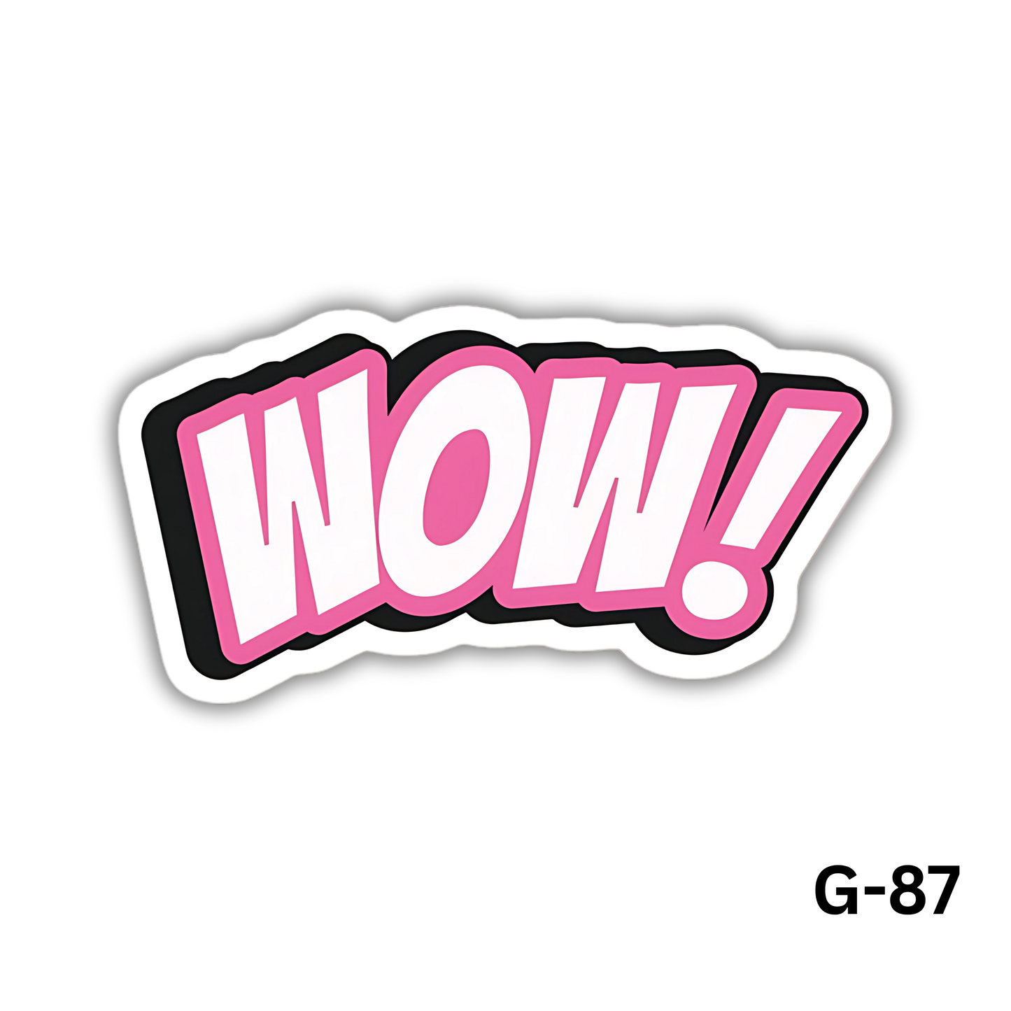 WOW Sticker (G-87)