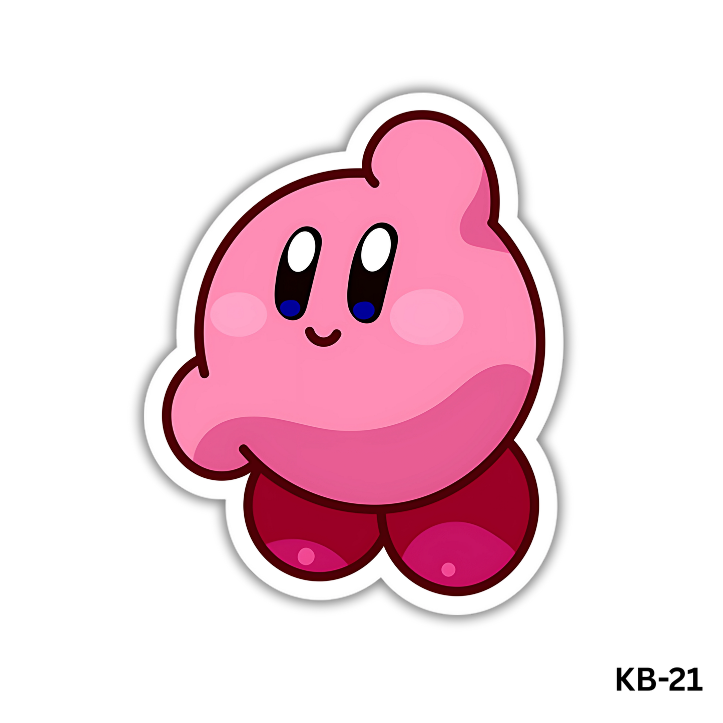 Kirby hand on head sticker(KB-21)