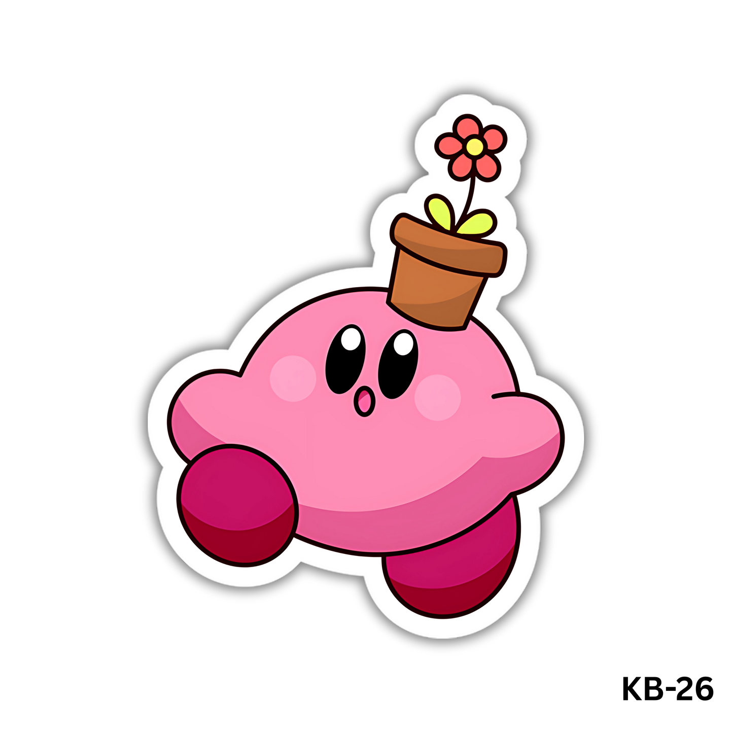 Kirby with a vase on the head(KB-26)