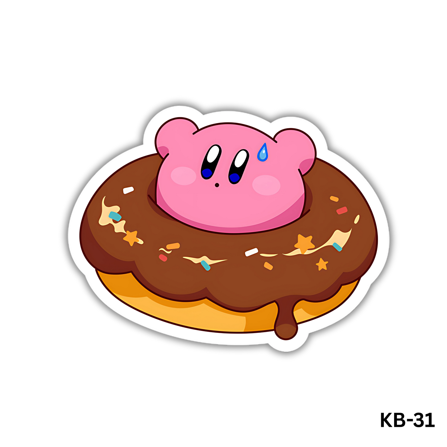 Kirby in a chocolate donut(KB-31)