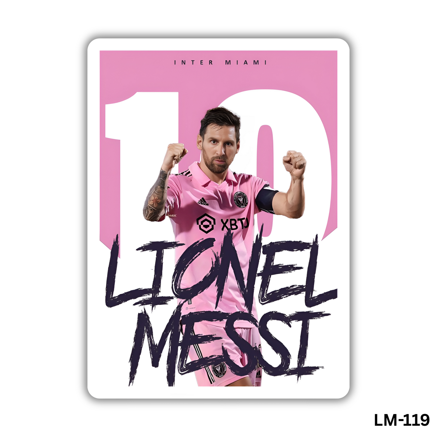 purple messi logo(LM-119)