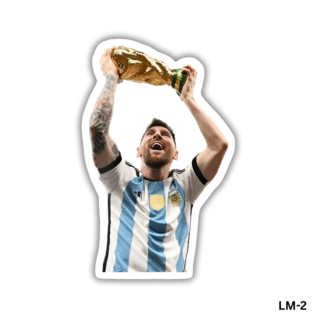 Leo Messi Holding a trophy(LM-2)