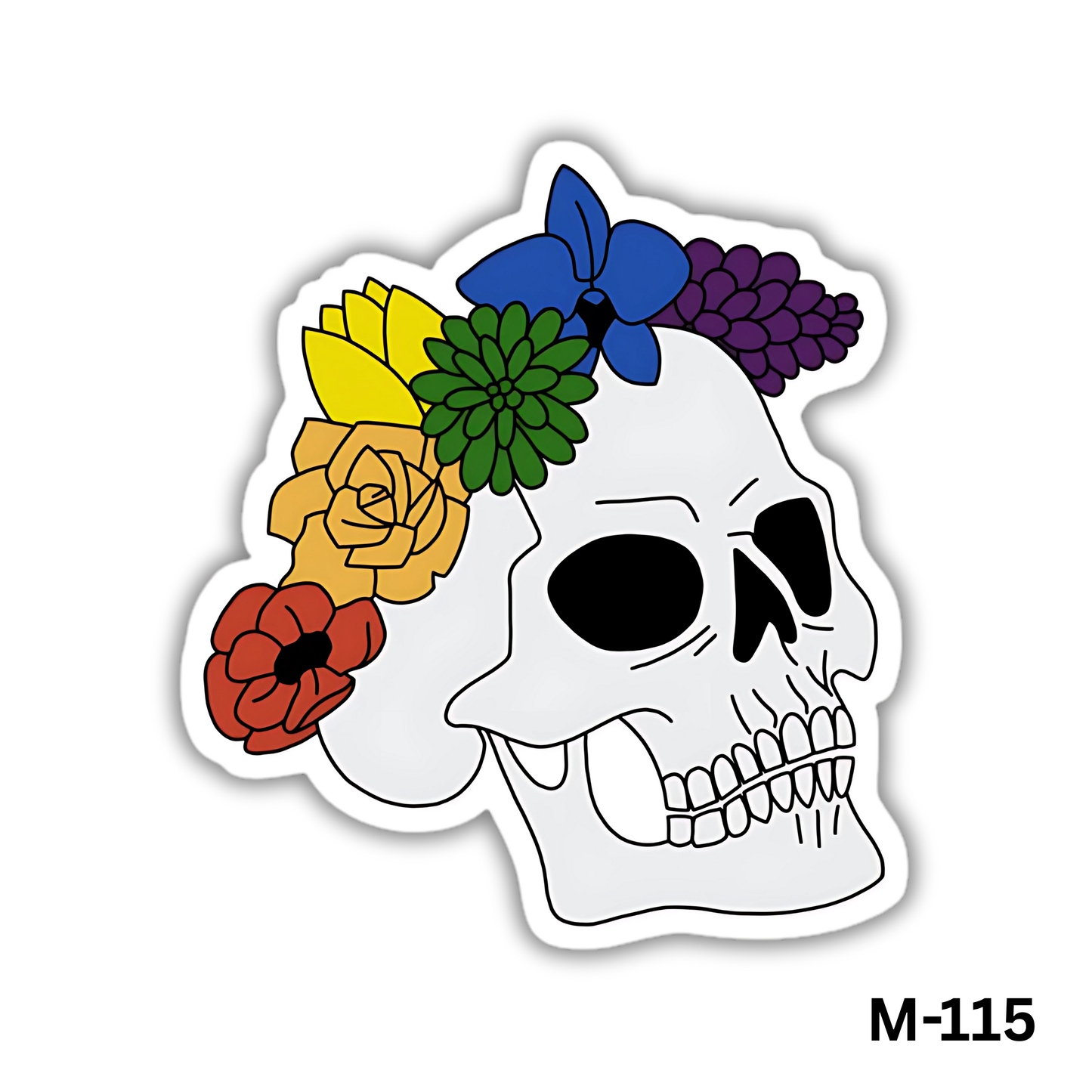 Flower Skull(M-115)