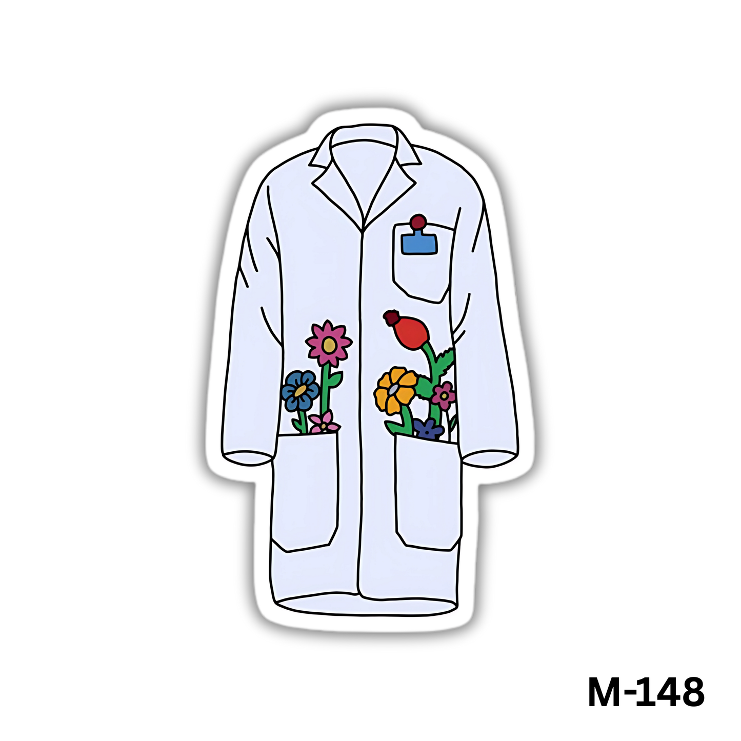 Flower White Coat(M-148)