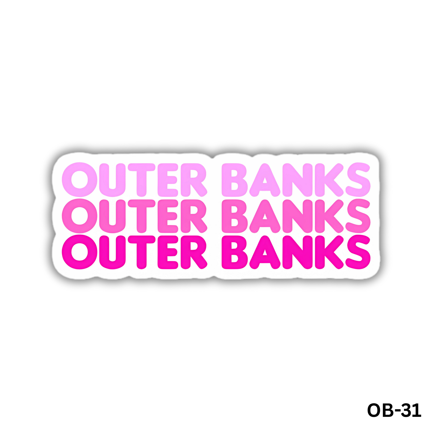 Outer Banks Pink fonts(OB-31)