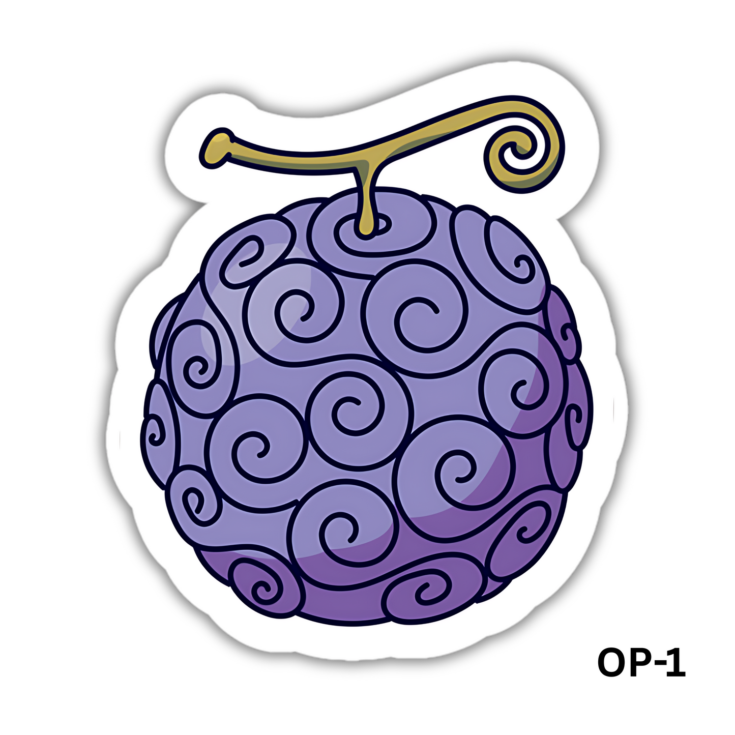 One Piece Devil Fruit Sticker (OP-1)