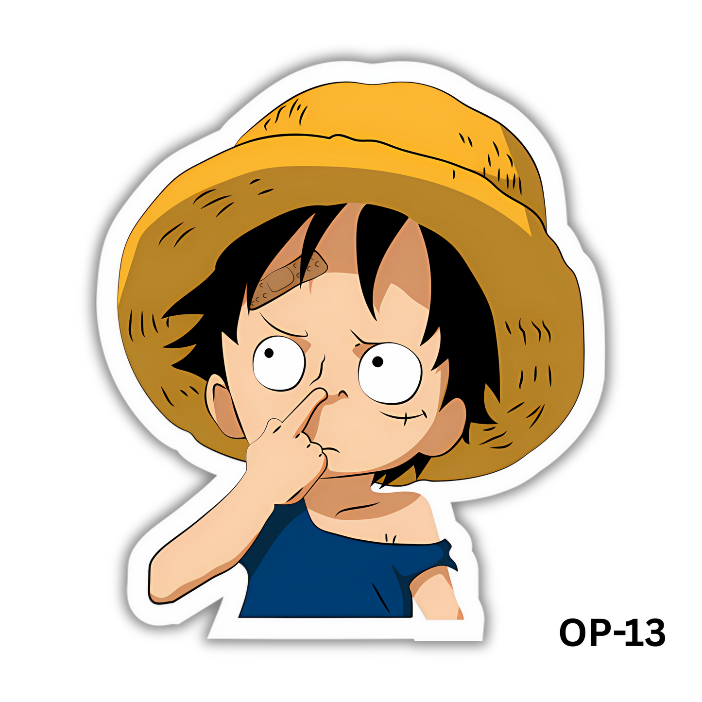 One Piece Monkey D. Luffy Picking Nose (OP-13)