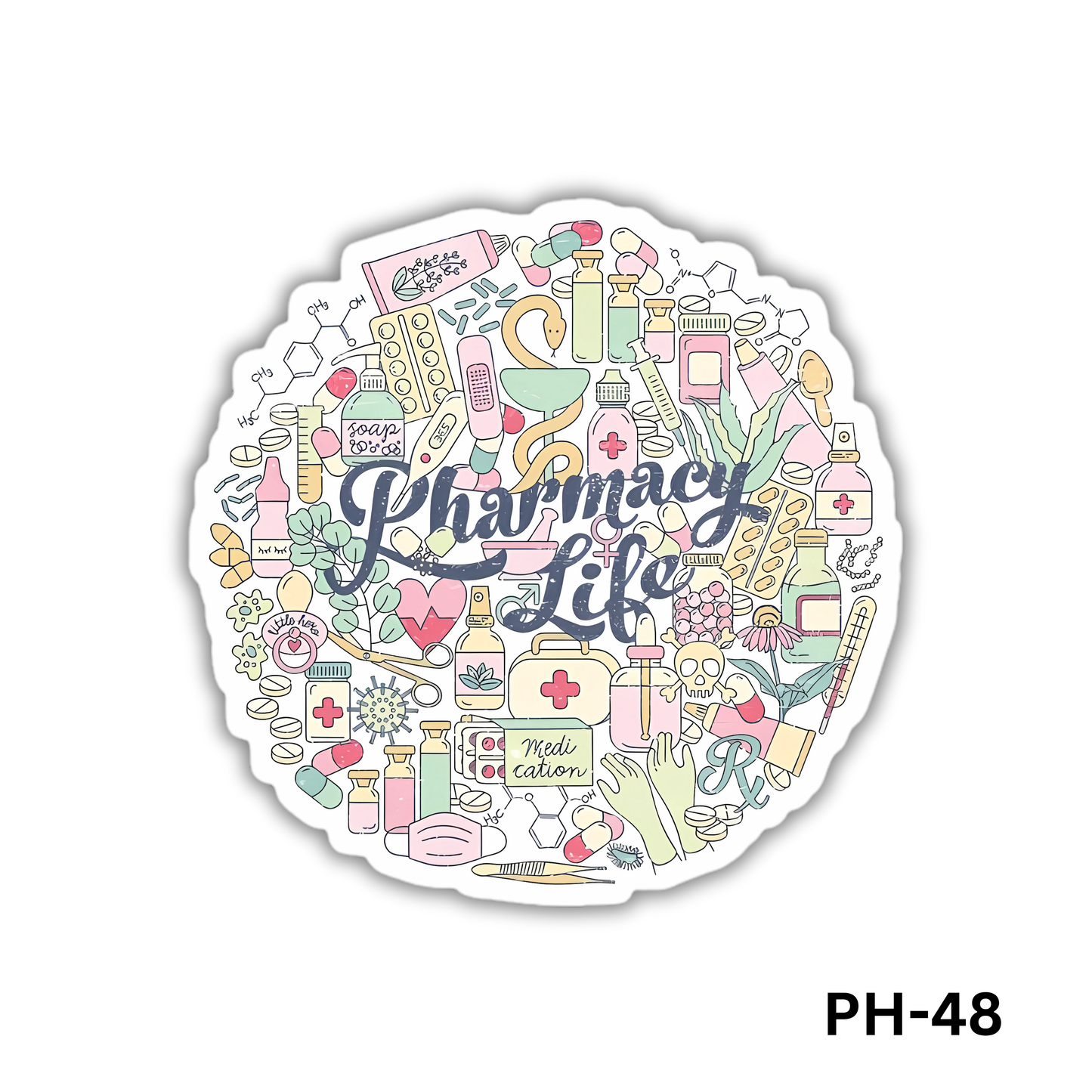Pharmacy life sticker(PH-48)