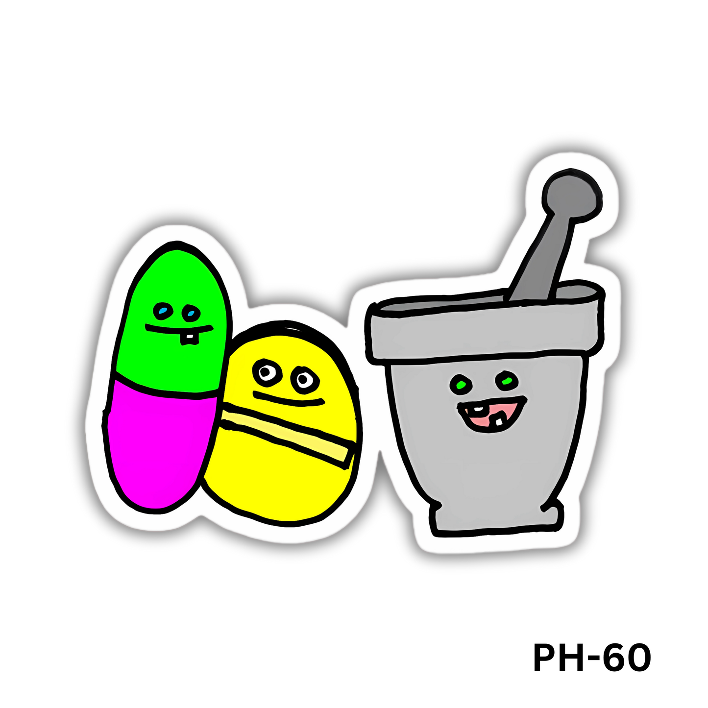 Pills with Mortar & pestle(PH-60)