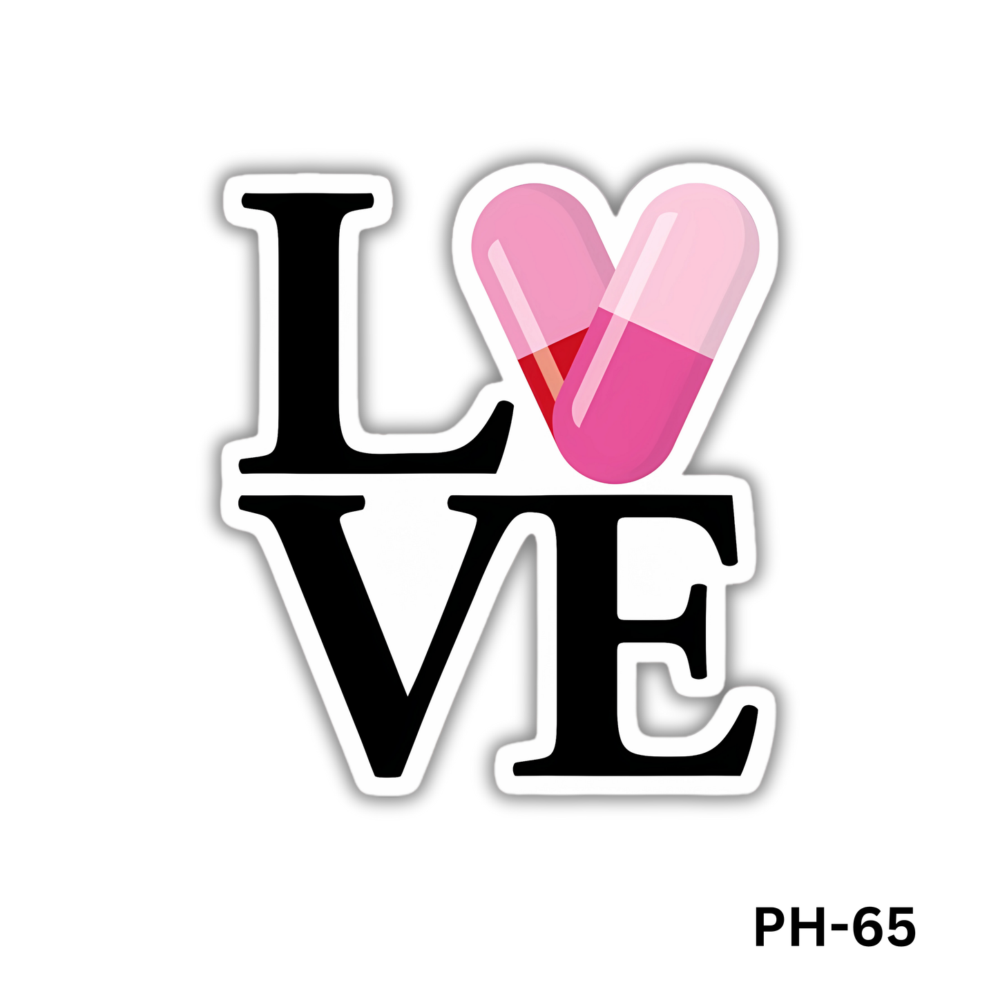 LOVE -pharmacy- sticker(PH-65)