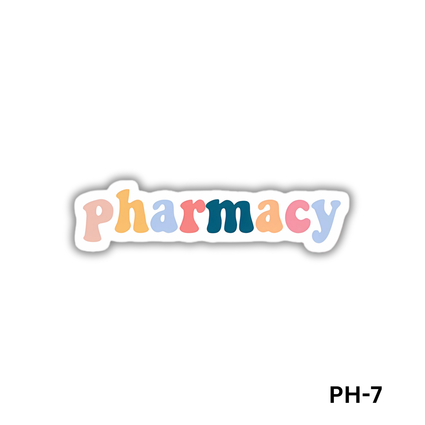 Colorful Pharmacy sticker(PH-7)