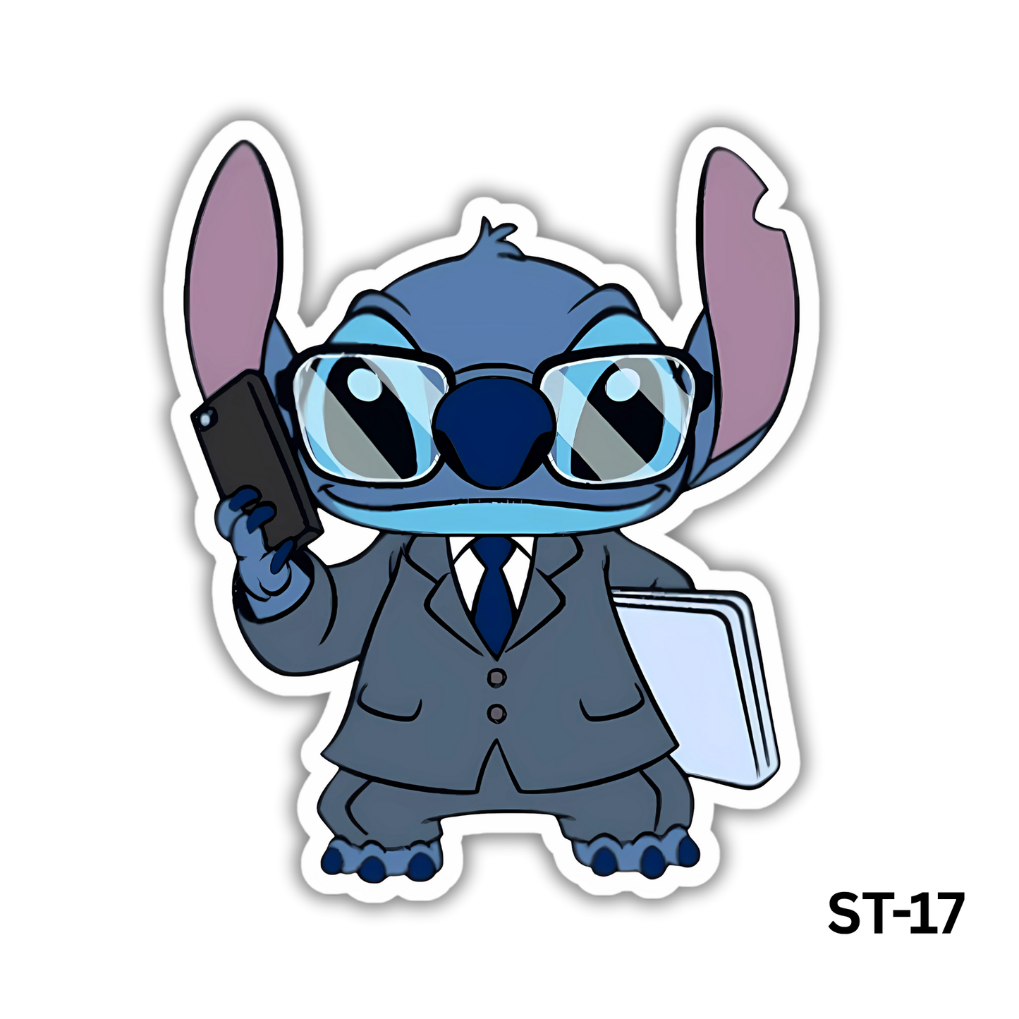 Stitch The Businessman Sticker (ST-17)