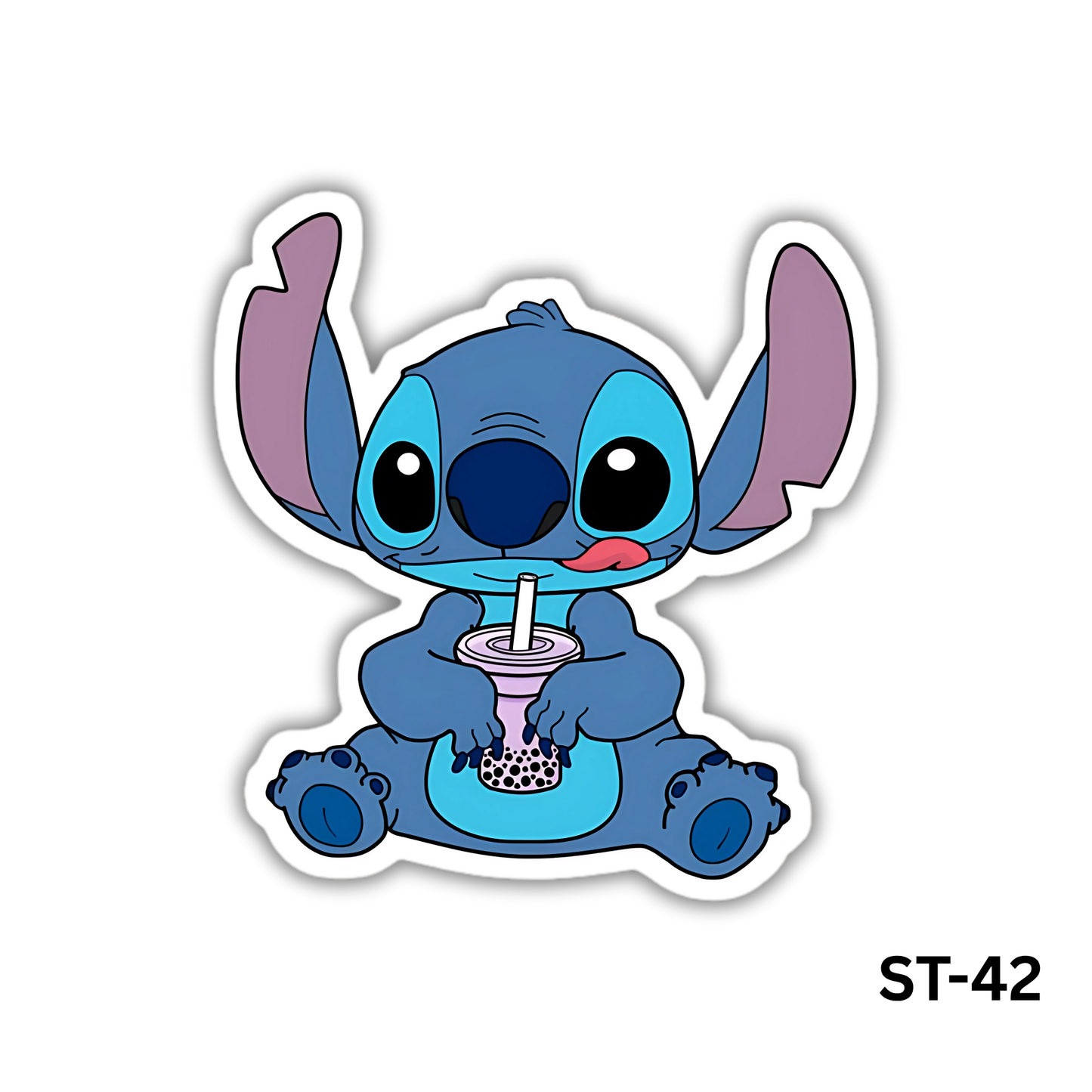 Stitch Drinking Boba (ST-42)