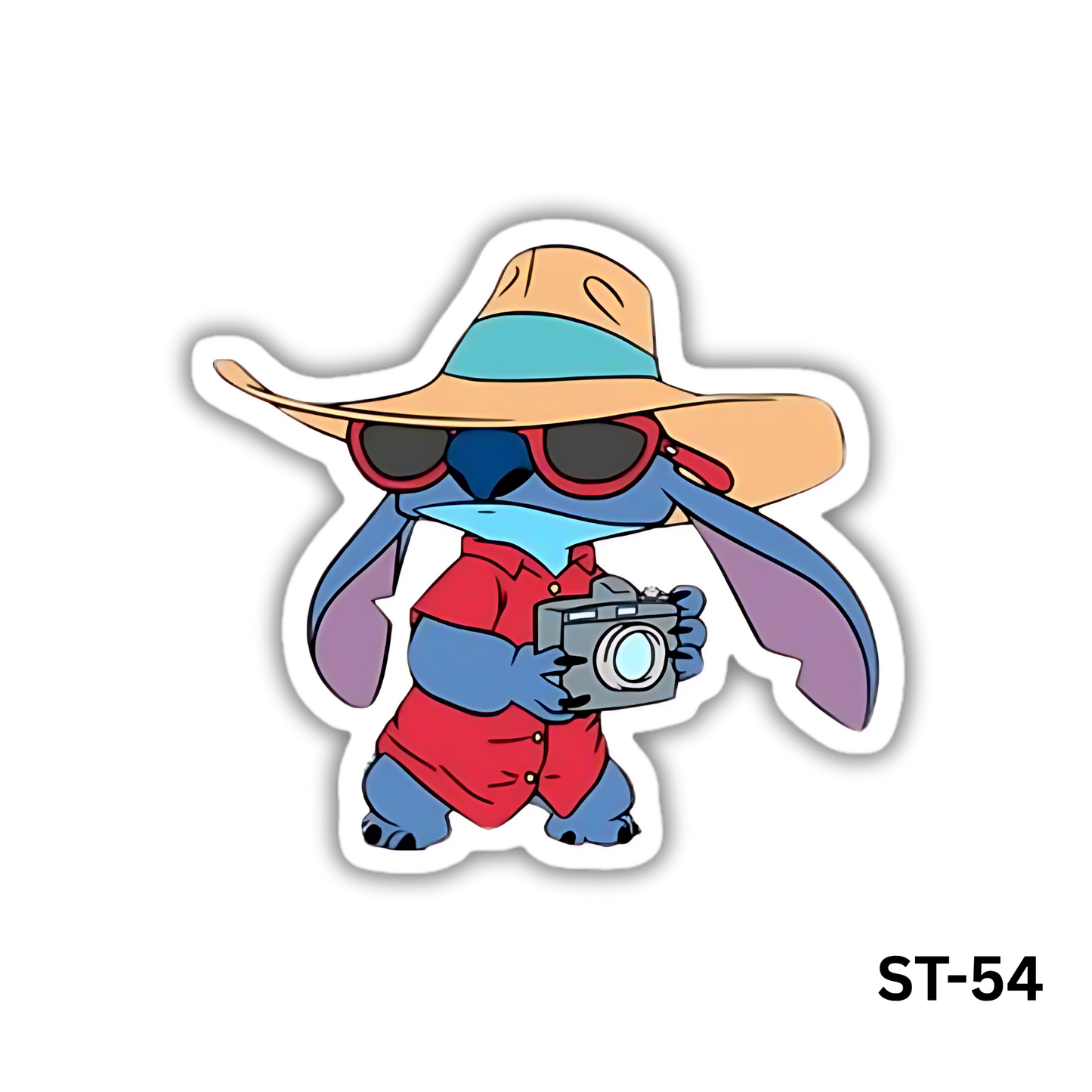Stitch with Camera Sticker (ST-54)