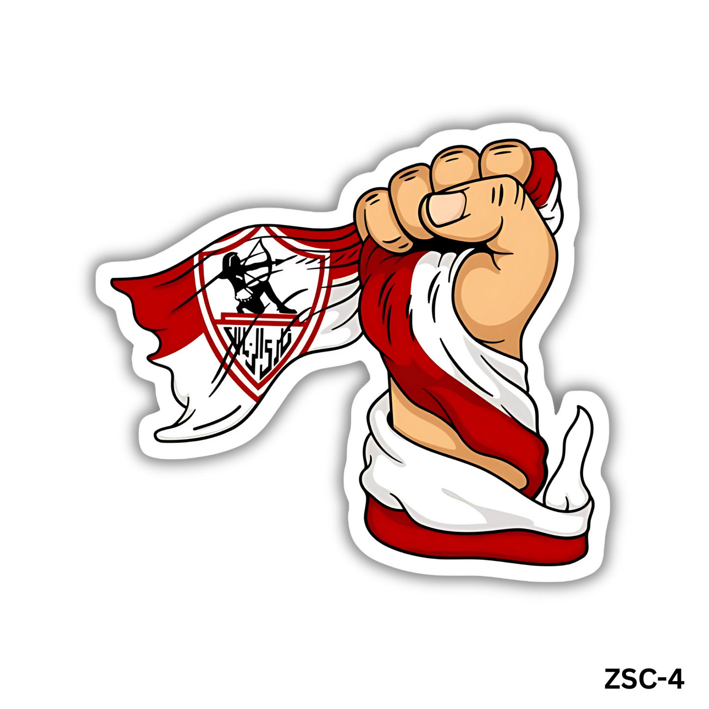 Fist Holding Zamalek Flag(ZSC-4)