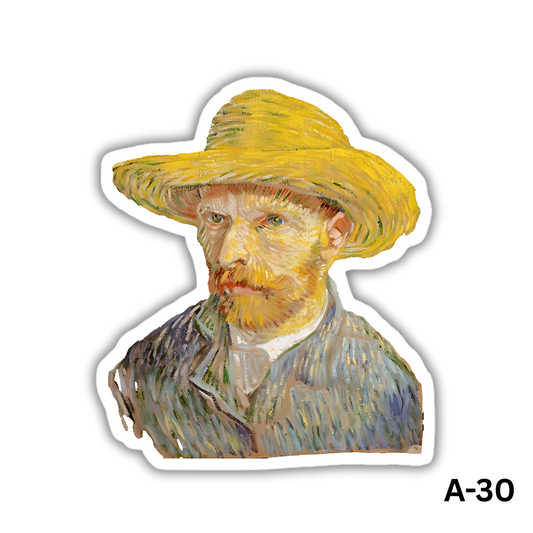 Self-Portrait with a straw hat(A-30)