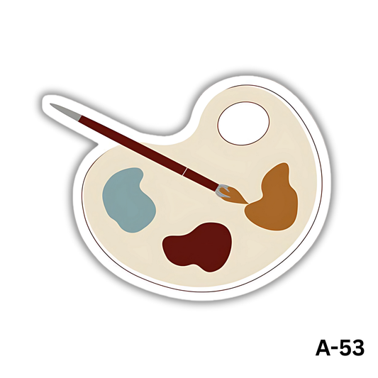Paint Palette sticker(A-53)