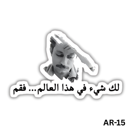 Lak sha2 fe hatha el3alam...fakom(AR-15)