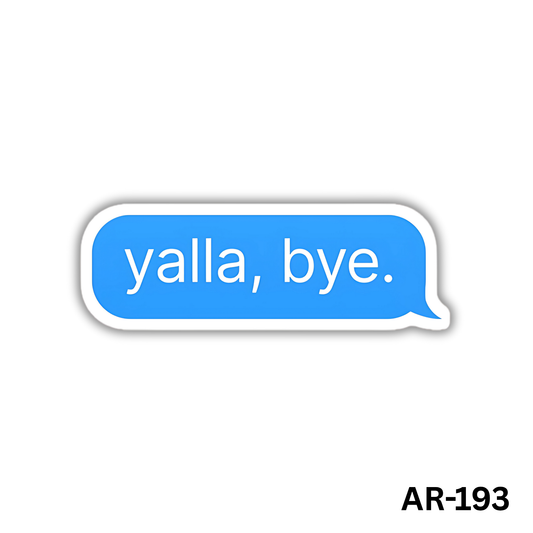 Yalla bye(AR-193)