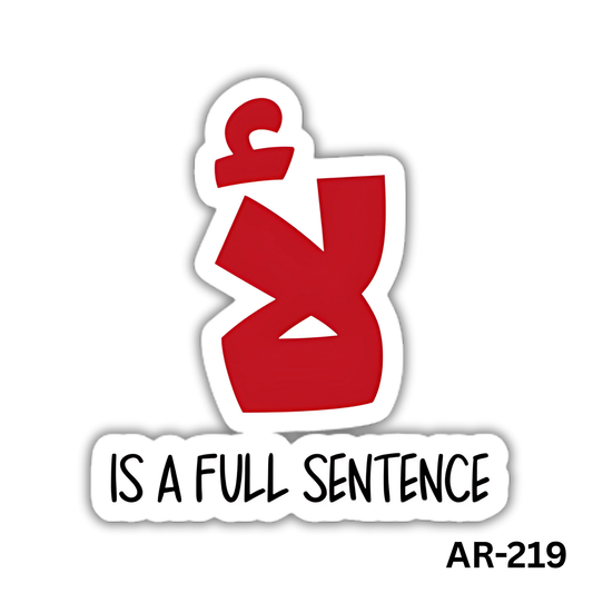 La2 is a full sentence(AR-219)